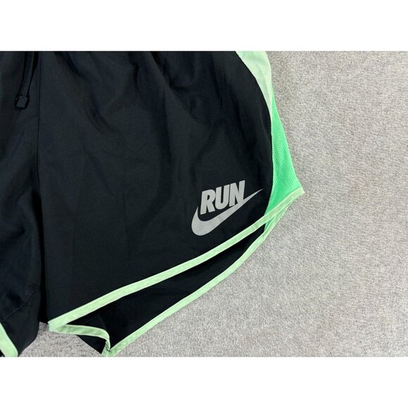 Nike Dri Fit Lined TEMPO Light Weight Running Shorts (Women's Medium) Black - 3" - Picture 2 of 9